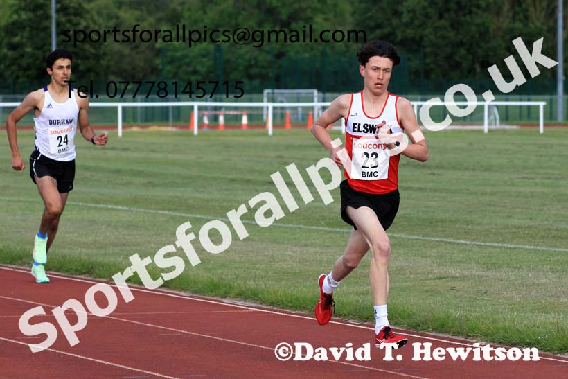 The 1500 metres, 2022 BMC Chester le Street. Photo: David T. Hewitson/Sports for All Pics